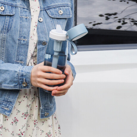 Botella con Filtro Purificador Philips Gozero 660 ml Gris
