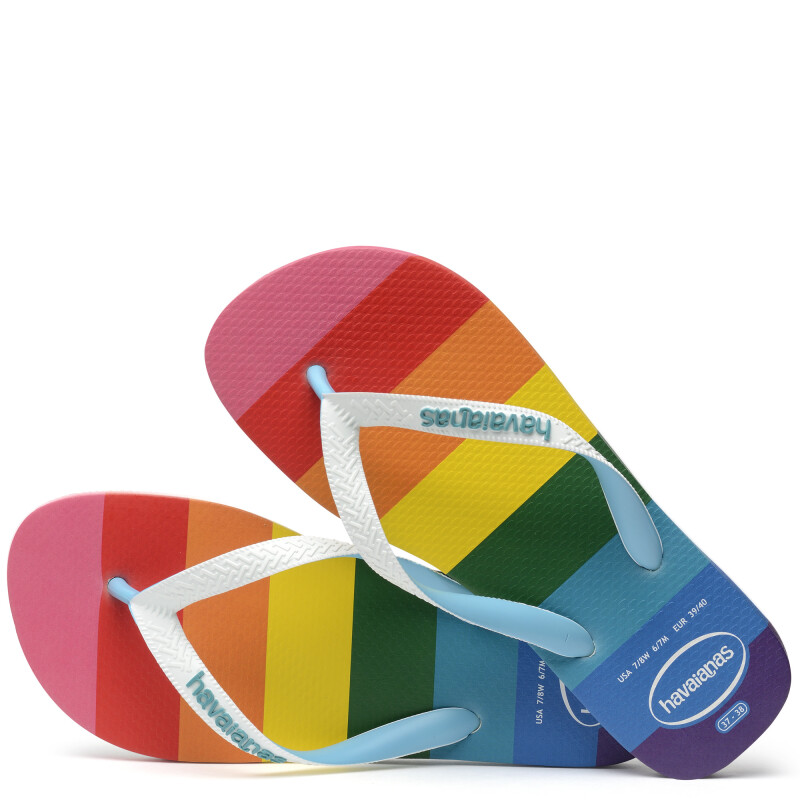 Sandalia de Hombre Havaianas Top Pride all Over Azul
