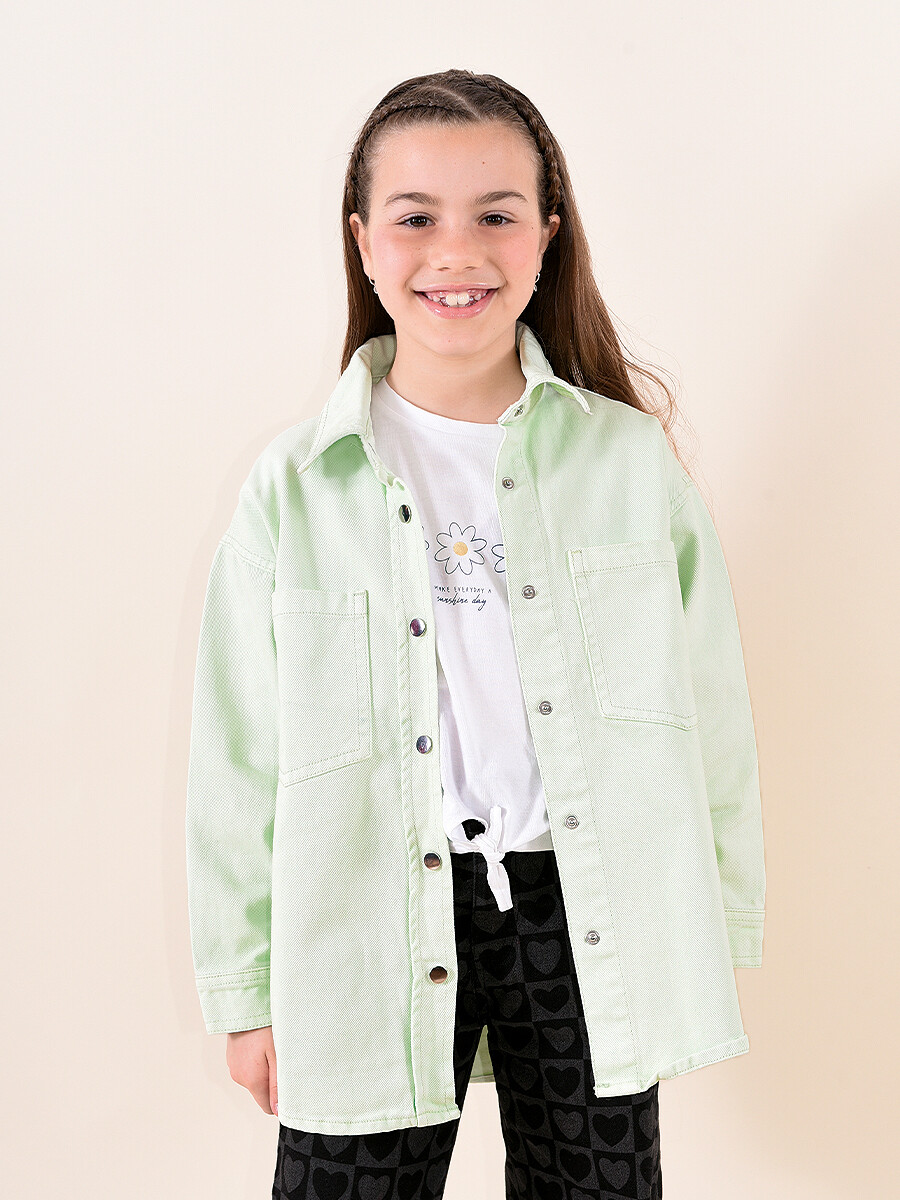 SOBRECAMISA MARA - VERDE PASTEL 