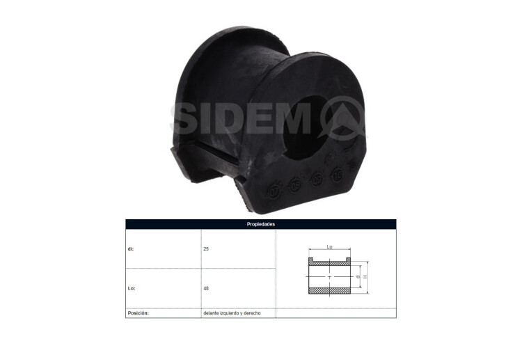 Buje Mitsubishi L200 07-14 Der/Izq Buje Mitsubishi L200 07-14 Der/Izq