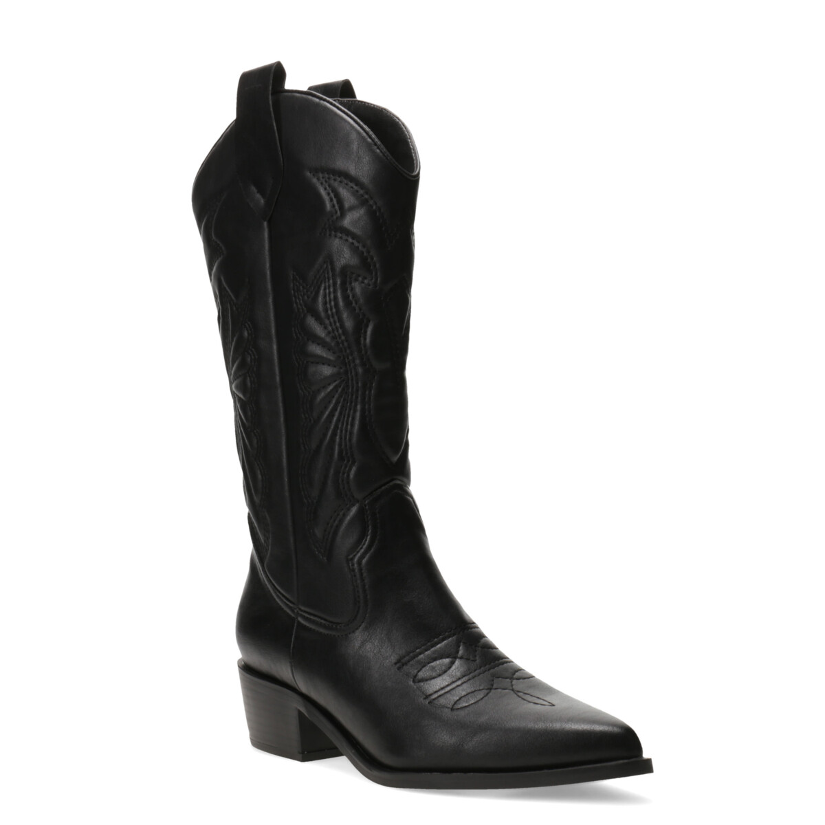 Botas de Mujer Miss Carol EDNA tejana con diseño en la caña MissCarol - Negro 