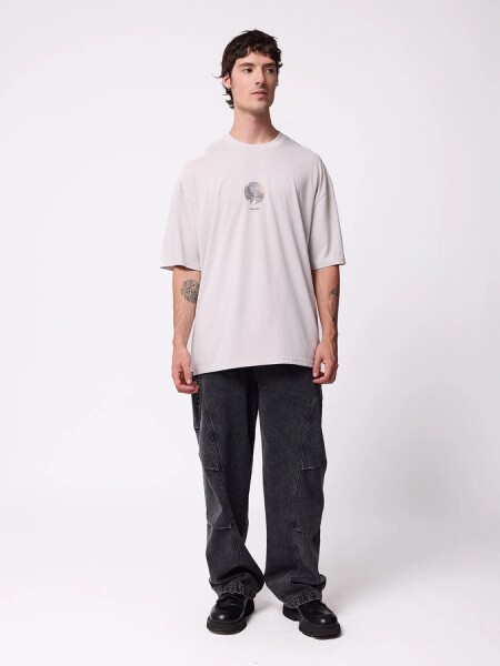 T-SHIRT DIXIE YINS GRIS CLARO