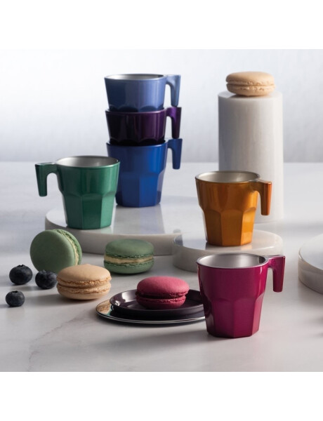 SET X4 TAZA CAFE 70CC CASABLANCA TROPIC PASABAHCE SET X4 TAZA CAFE 70CC CASABLANCA TROPIC PASABAHCE