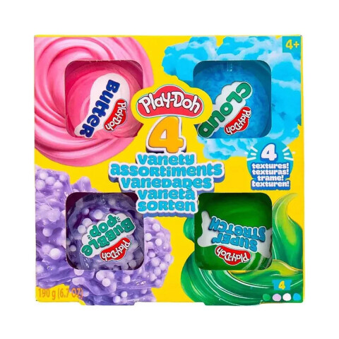 Pack x 4 Slime Variedades Play Doh U