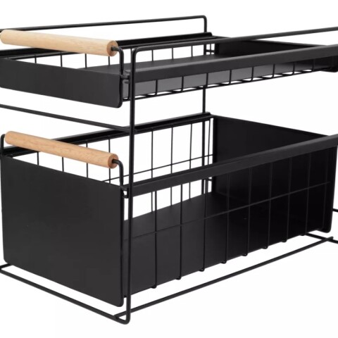 Estante Organizador Bajo Mesada Alacena Cocina 2 Cajones CAN011 Estante Organizador Bajo Mesada Alacena Cocina 2 Cajones CAN011