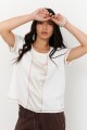 REMERA SATEN BLANCO