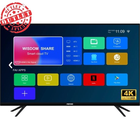 Tv Led Asano 55'' 4K sin Bordes Smart (con Detalles) 001