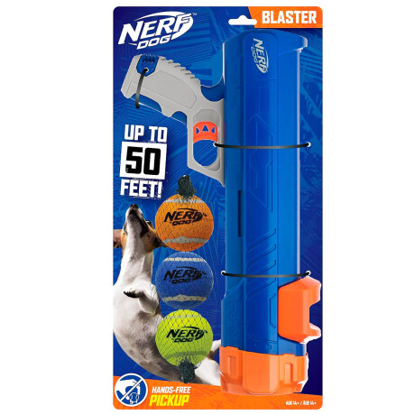 Lanzador De Pelotas Nerf Dog Mascotas + 3 Pelotas Has5205