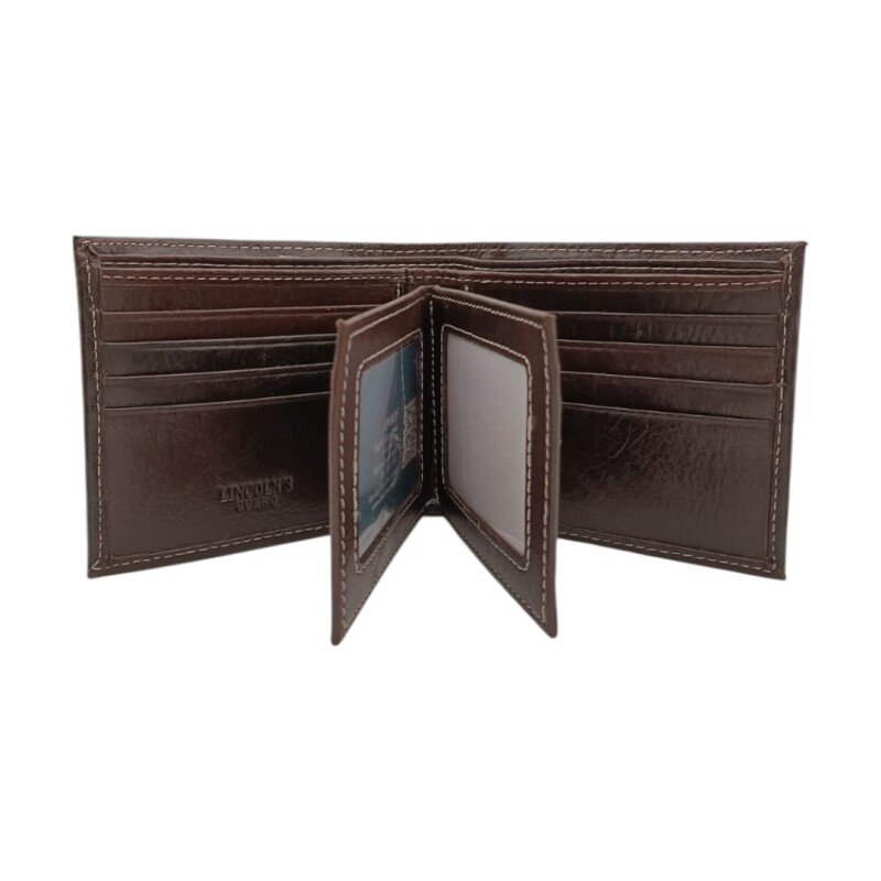 BILLETERA DE HOMBRE LINCOLNS 23 marrónuniforme
