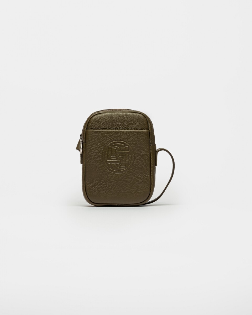 Mini Bag Haze En Cuero Graneado - Verde 