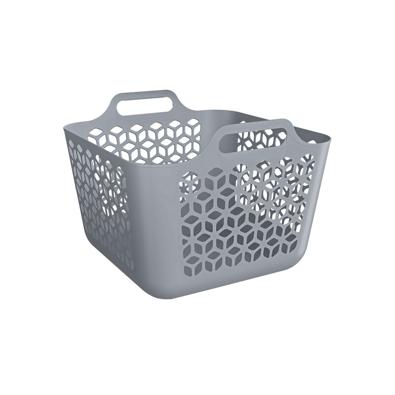 Cesto de ropa 30L GRIS