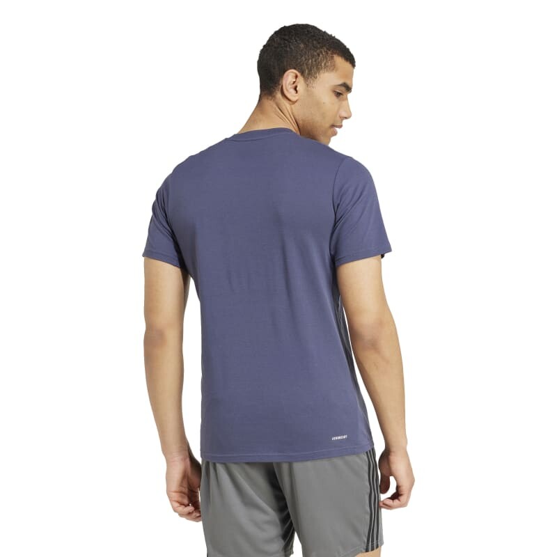 Remera Adidas Essentials Feelready Logo Azul