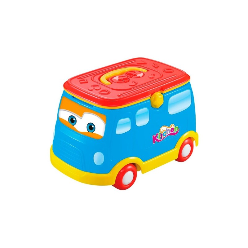 Juego Buggy con Cocinita 2 en 1 más accesorios Azul