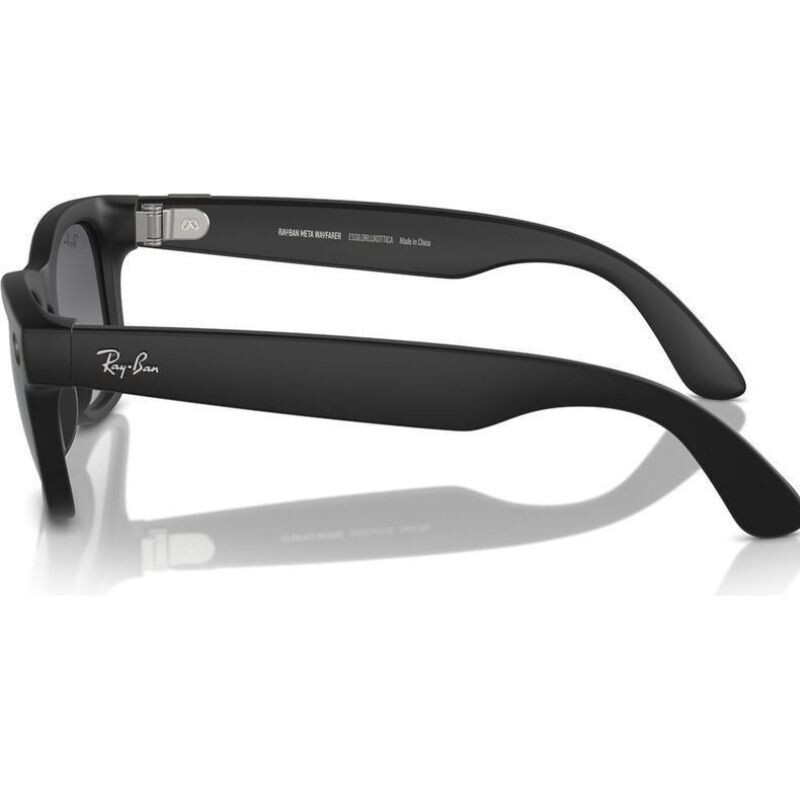 Lente Smart Ray-Ban Meta Wayfarer Transitions RW4006 Mate Black Graph Green 326787 Lente Smart Ray-Ban Meta Wayfarer Transitions RW4006 Mate Black Graph Green 326787