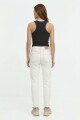 Pantalon recto BLANCO