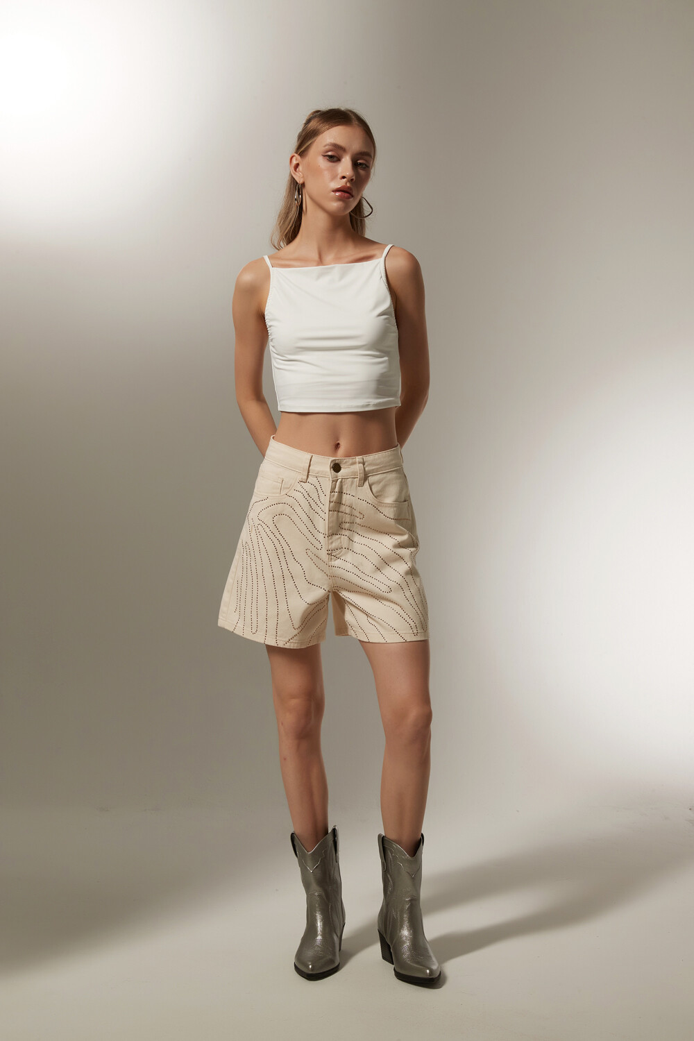 Short Gandara Crudo / Natural