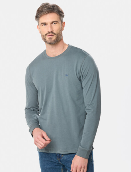 REMERA BÁSICA DE ALGODÓN Petroleo