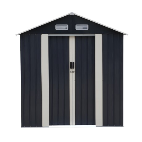 Caseta Galpon Jardin Lumax meridan Gris Oscuro 196x131x204 Caseta Galpon Jardin Lumax meridan Gris Oscuro 196x131x204