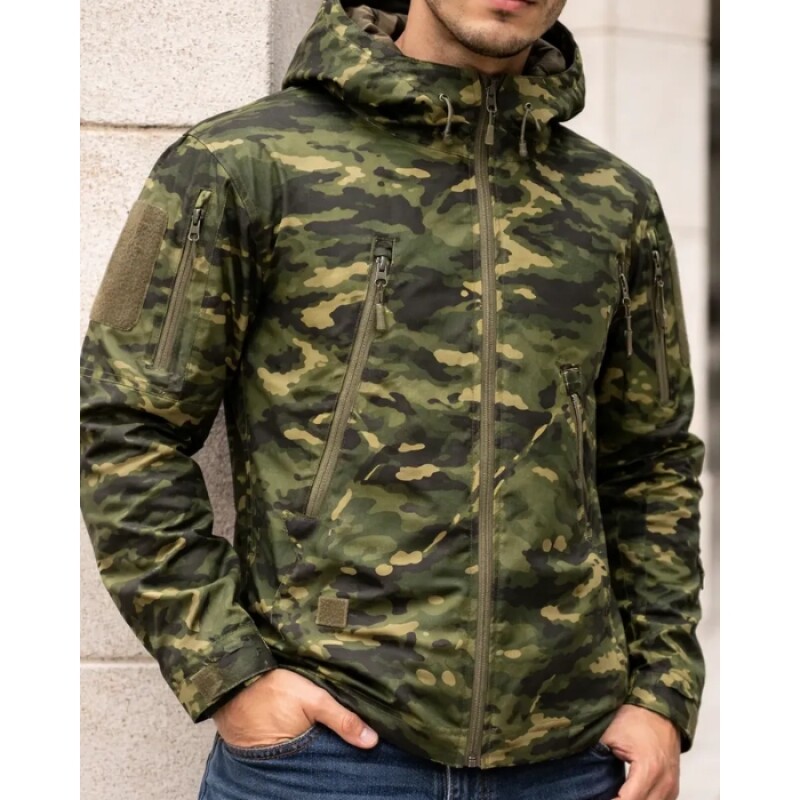 Campera Táctica en Neopreno Multicam