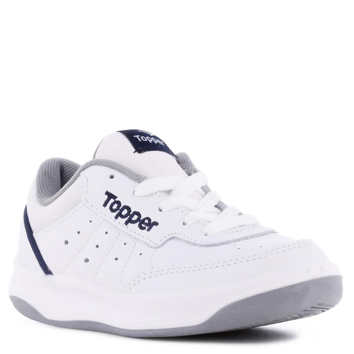 Championes Infantiles Topper X - Blanco - Azul 