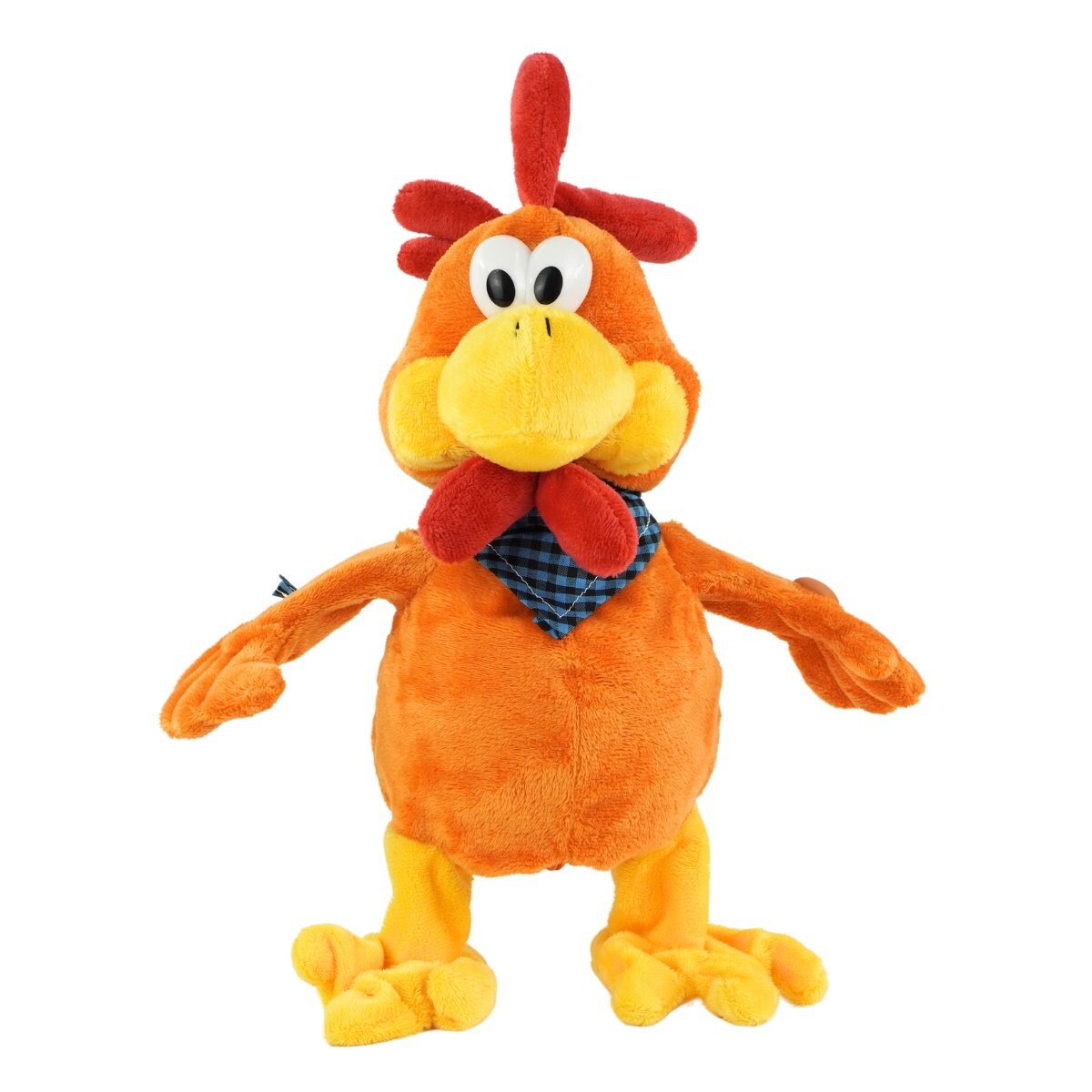 Peluche de gallo que camina y canta 