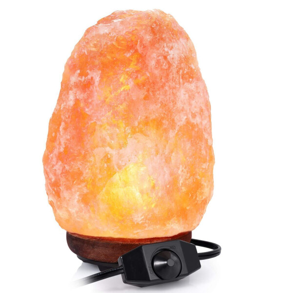 Lámpara Sal Himalaya 5 a 7 Kg Dimmer Veladora Decoracion Variante Modelo Transparente