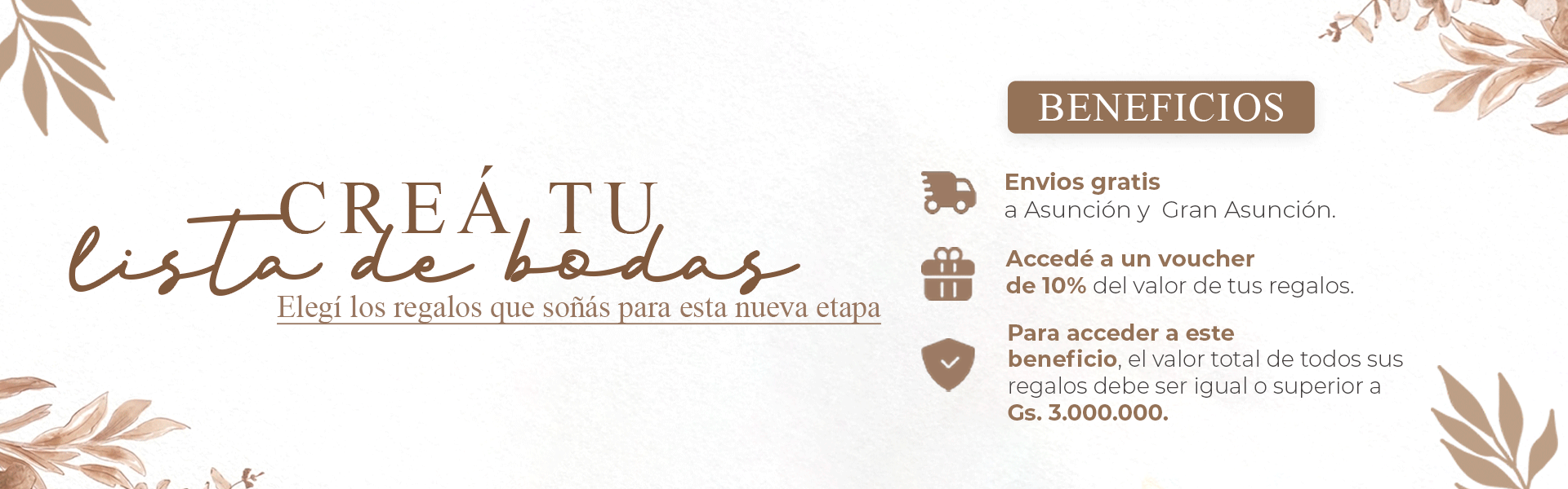 LISTA DE BODAS