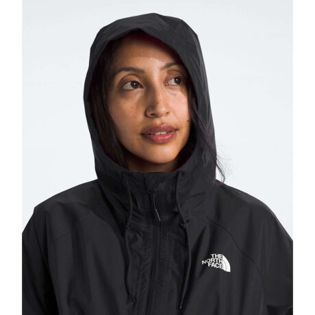Campera impermeable antora hoodie mujer Tnf Black-npf
