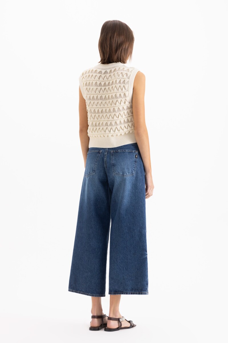 JEANS WIDE X BLUE Azul