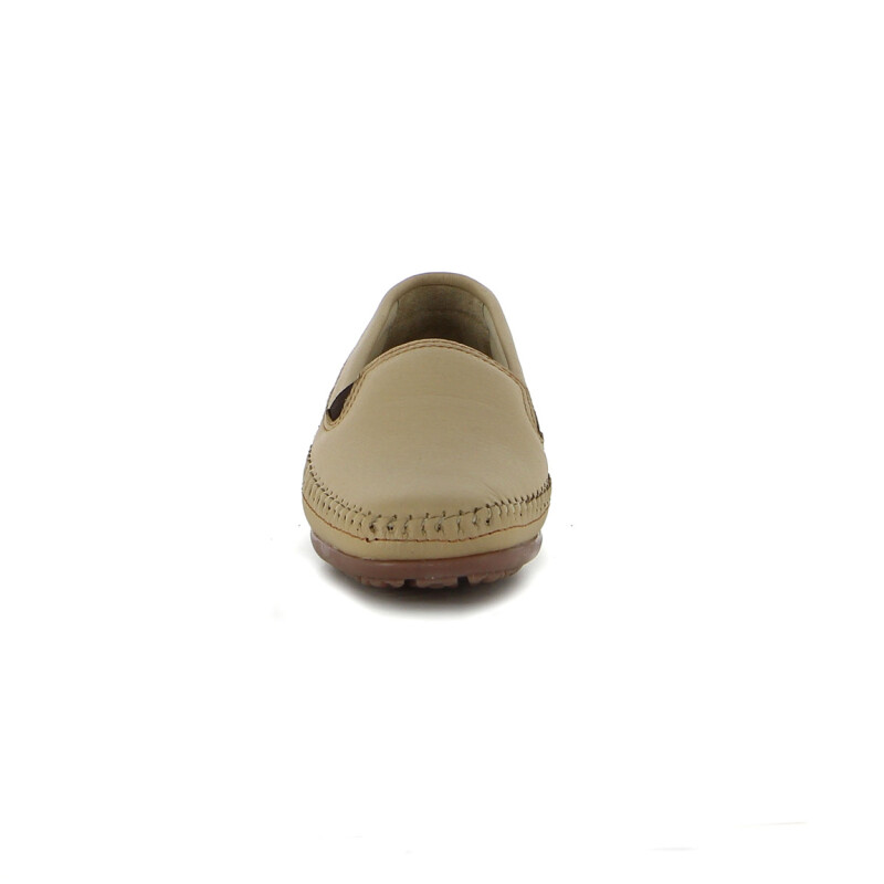 Mocasín Country de Mujer C/elast Flowter Beige