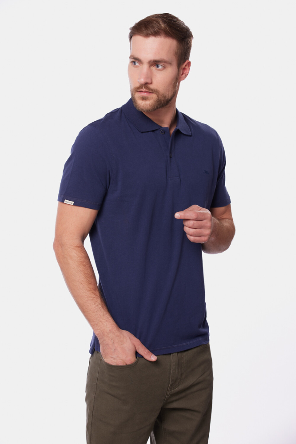 REMERA POLO JERSEY LISA Azul