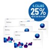 Set Biofinity Esferico X 4 Cajas Blanco