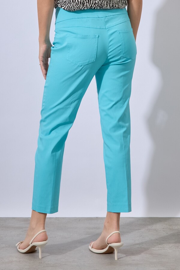 Pantalon Pull On TURQUESA