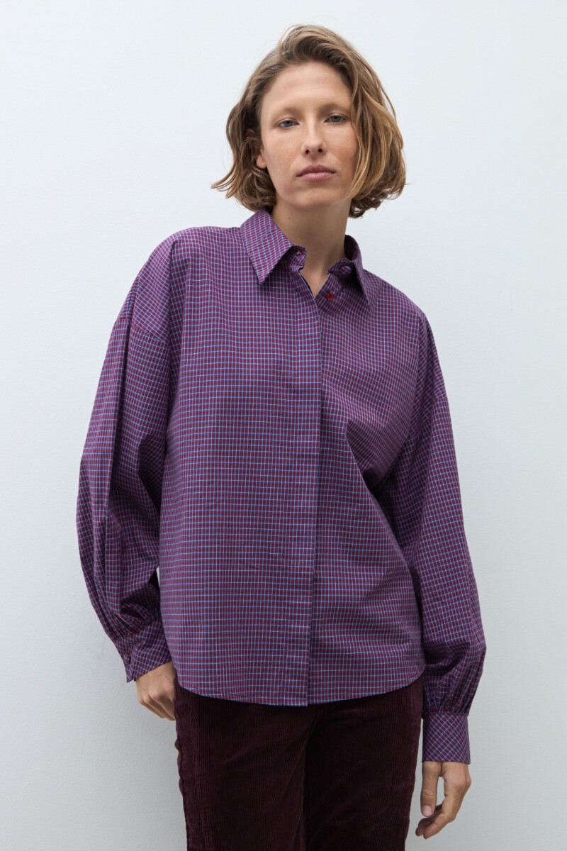 Camisa a cuadros rojo