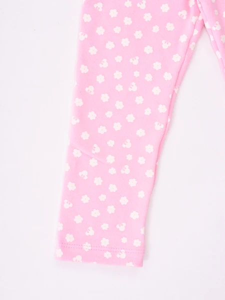 CONJUNTO MINNIE FLOWERS BEIGE OSCURO