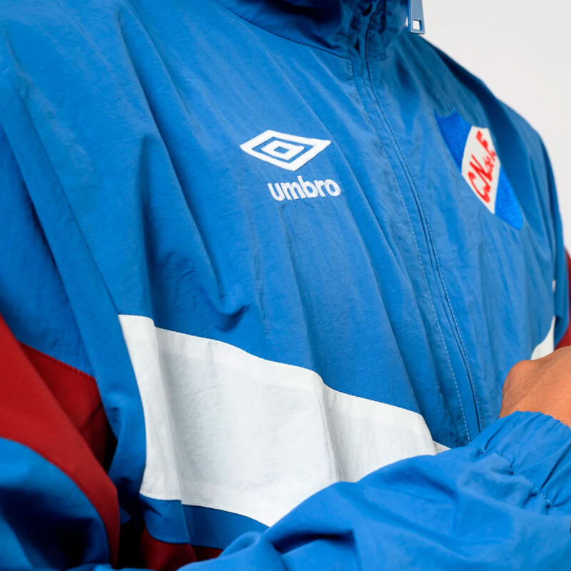 Buzo de Hombre Umbro Medio Cierre Frostbite Nacional Azul - Bordó