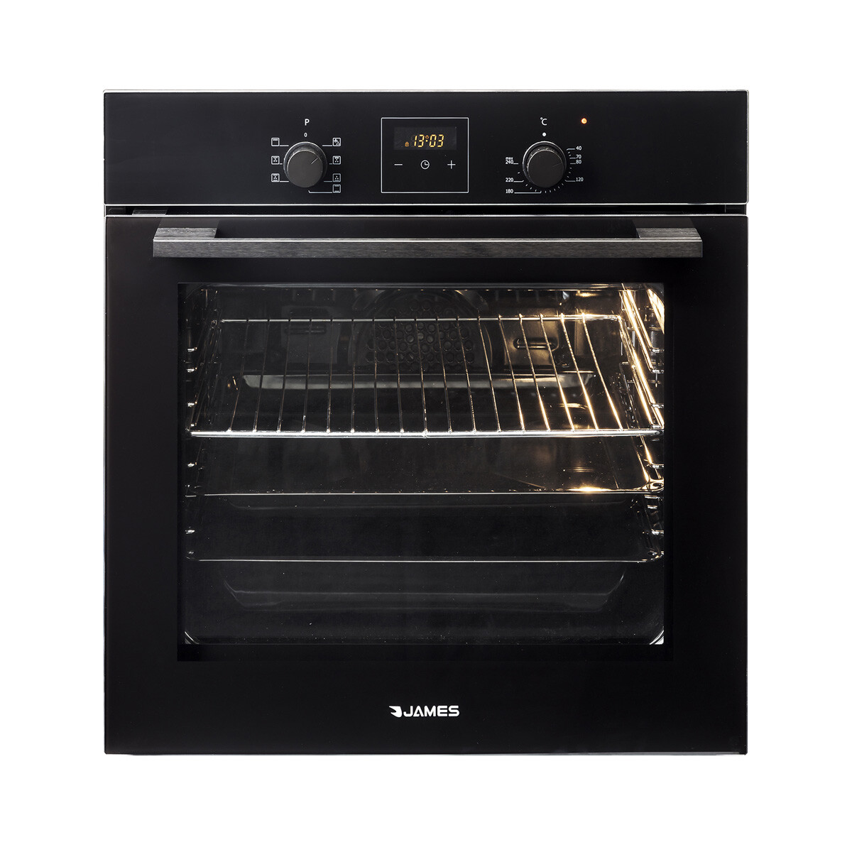 HORNO ELECTRICO EMPOTRABLE JAMES 56 LTS HEE- BKD 