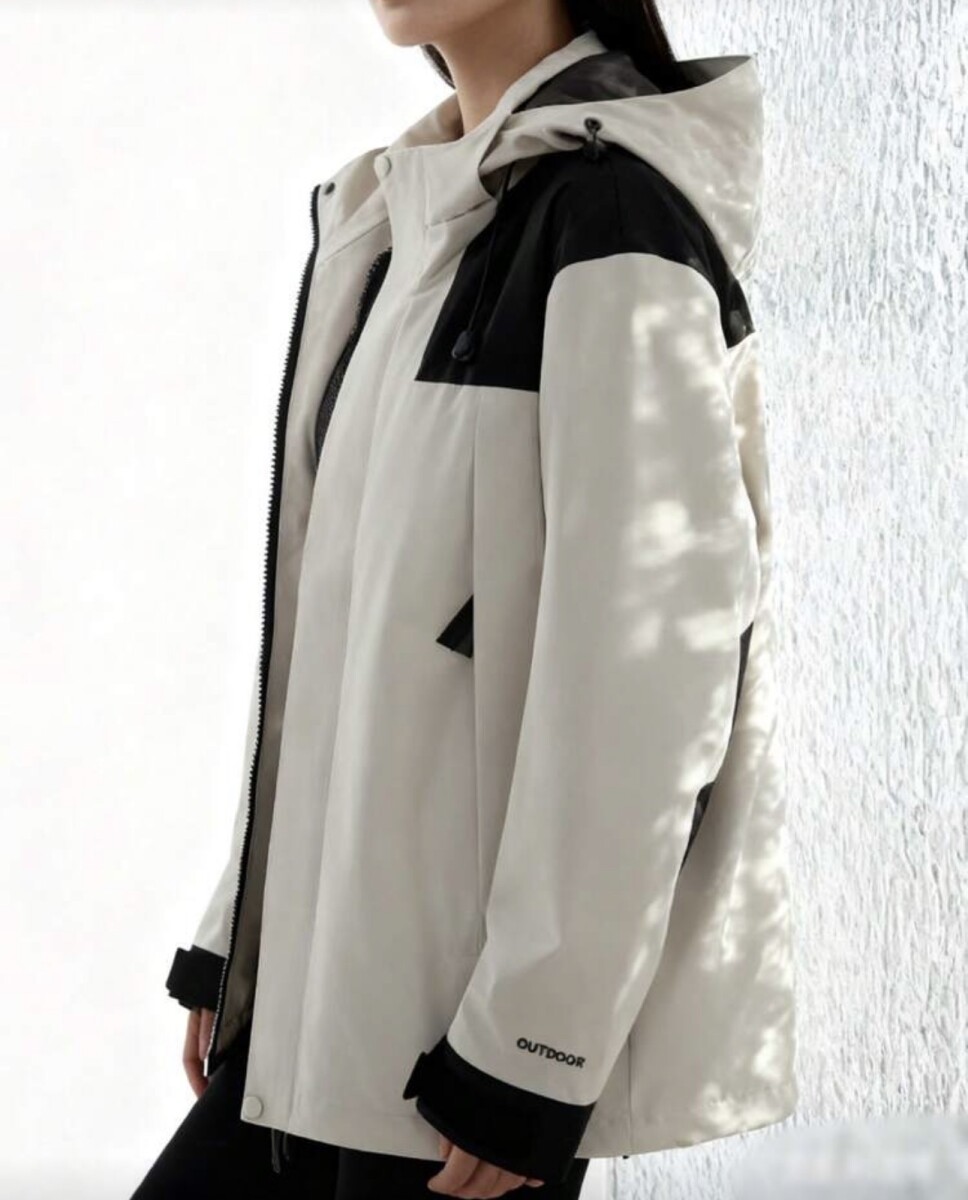 Campera impermeable RAIN - Crudo 