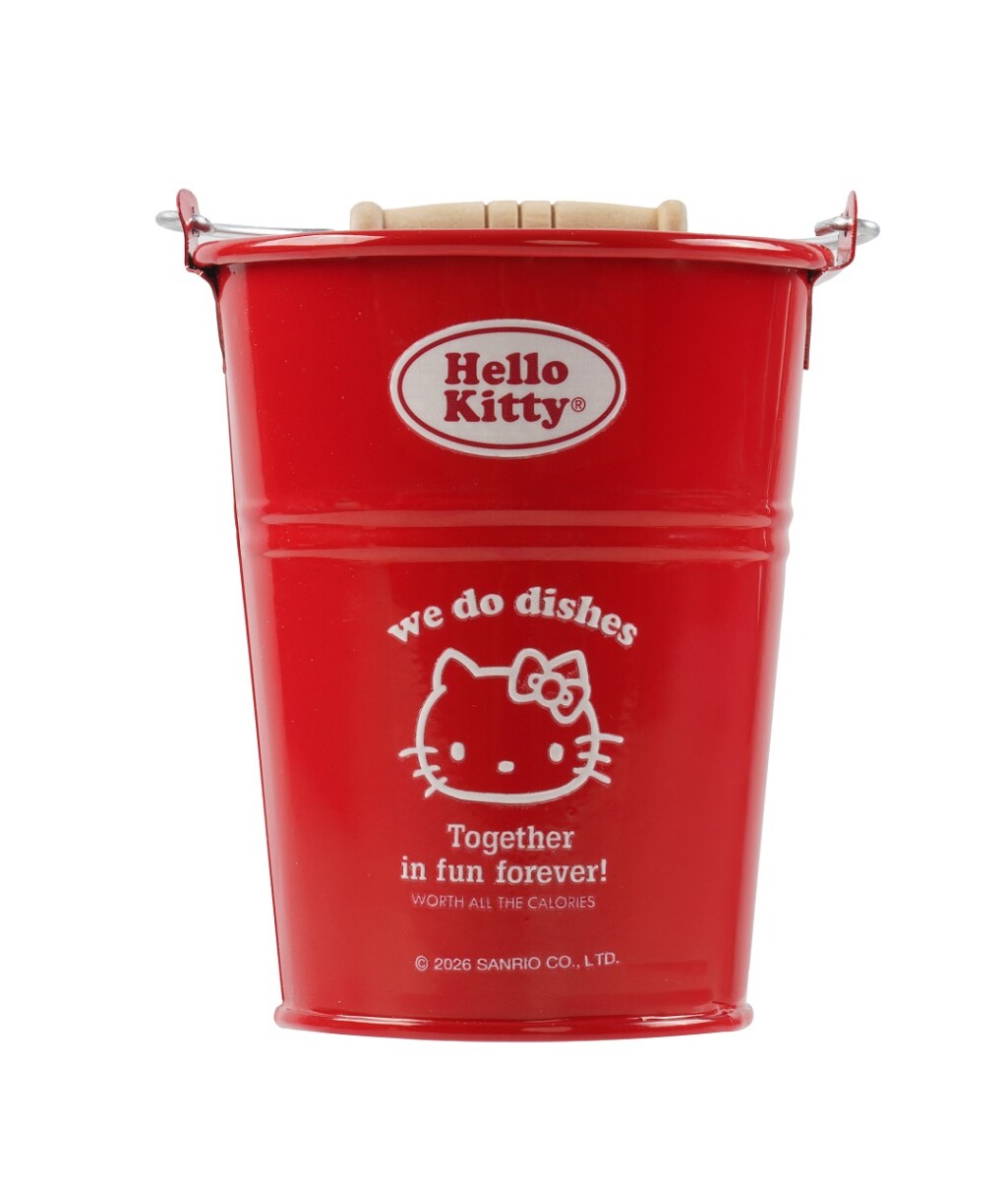 Balde de metal sanrio 