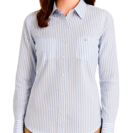 Camisa dama Franja Celeste
