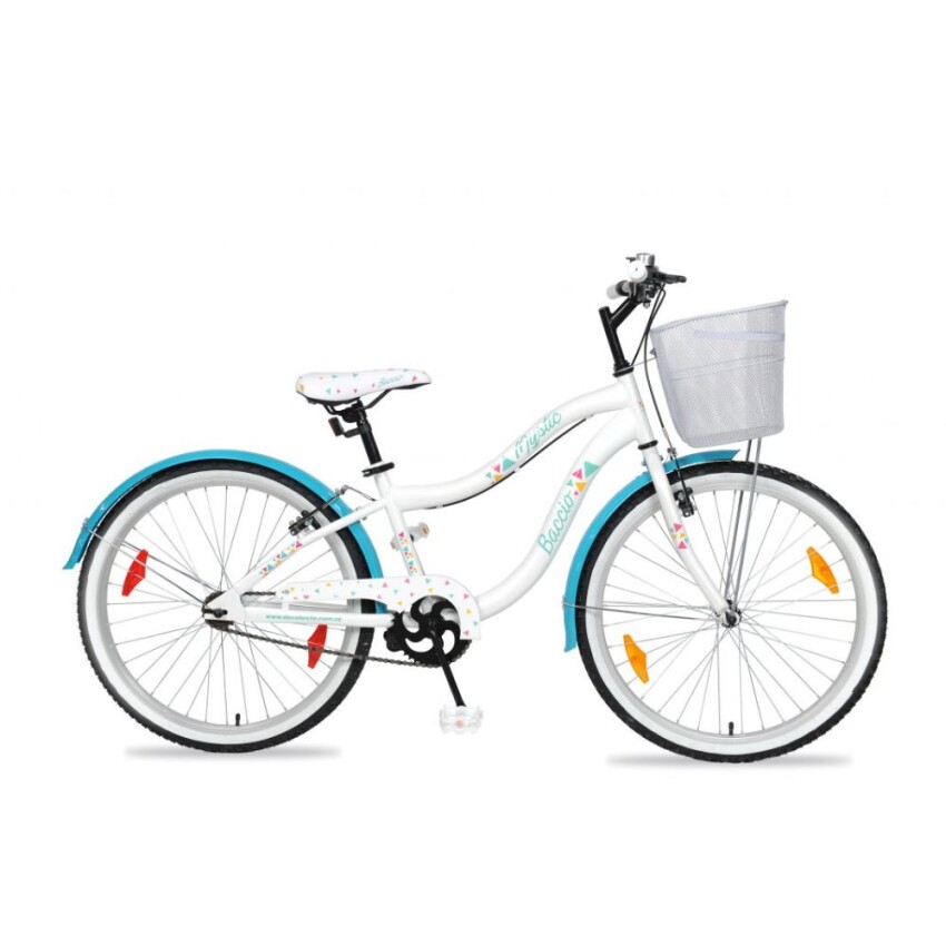 Bicicleta Baccio Mystic Rodado 24 Niña con Canasto Bicicleta Baccio Mystic Rodado 24 Niña con Canasto