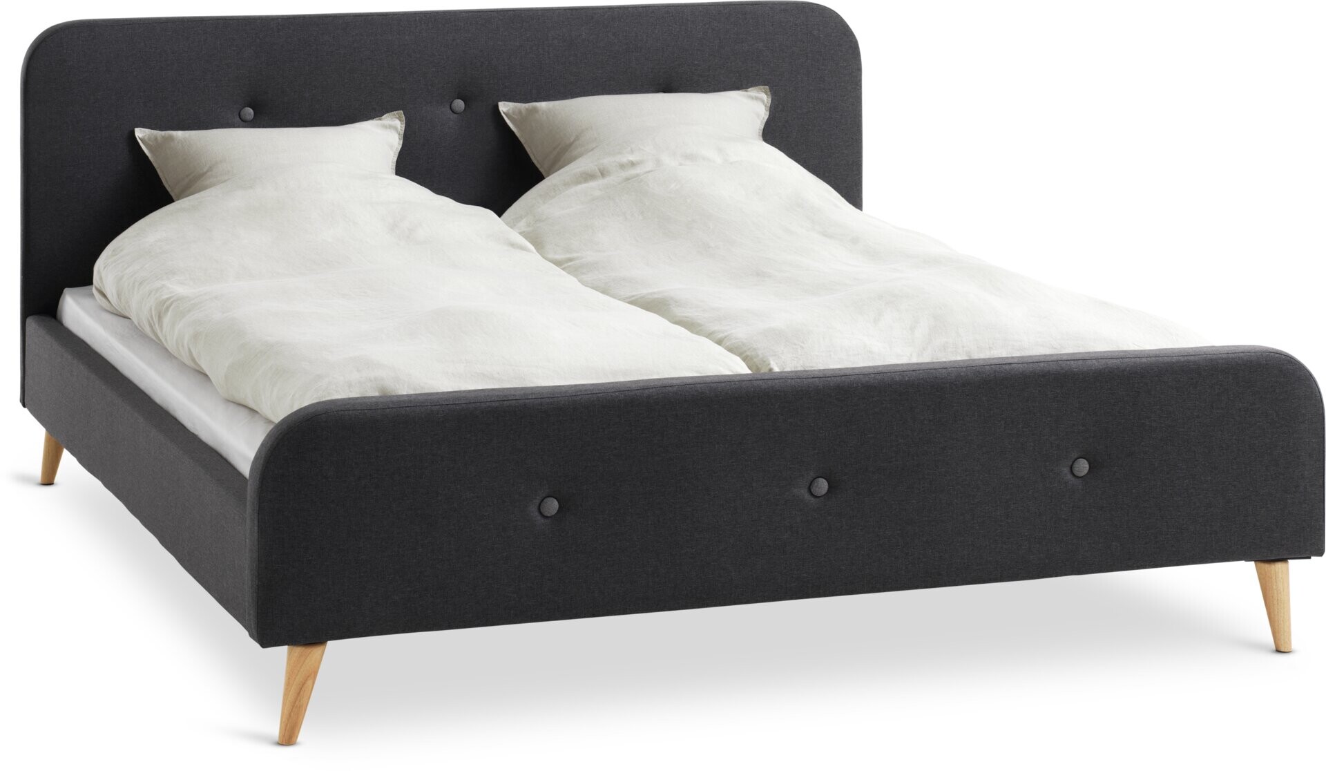 Estructura cama KONGSBERG 2 Plazas 140x200 gris 