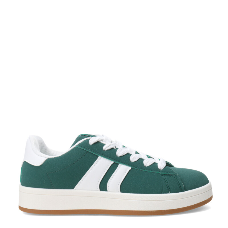 Championes Unisex Push MAXER ancho acordonado Verde