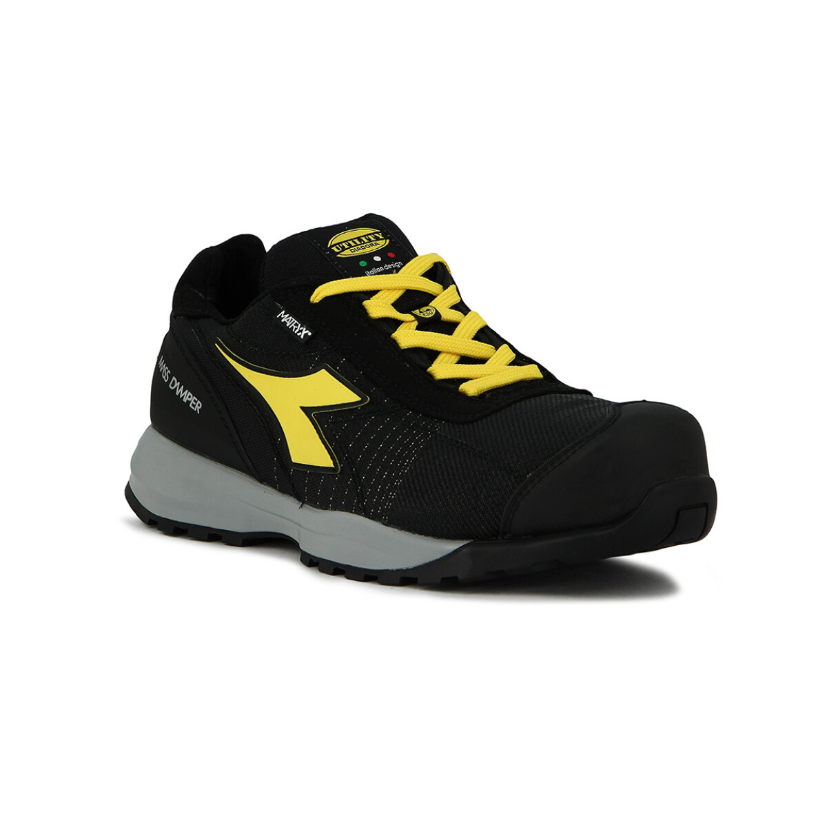 Diadora Utility Zapato Glove Mds Mtx Low S1p Hro Src Esd - Negro-amarillo 