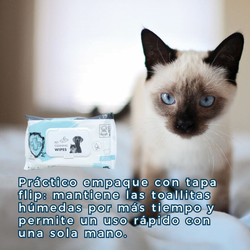 TOALLAS HÚMEDAS ANTIBACTERIANAS M-PETS 40 UNIDADES TOALLAS HÚMEDAS ANTIBACTERIANAS M-PETS 40 UNIDADES