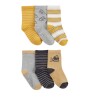Set Medias Carters x6 Toddler Excavadora mostaza Set Medias Carters x6 Toddler Excavadora mostaza