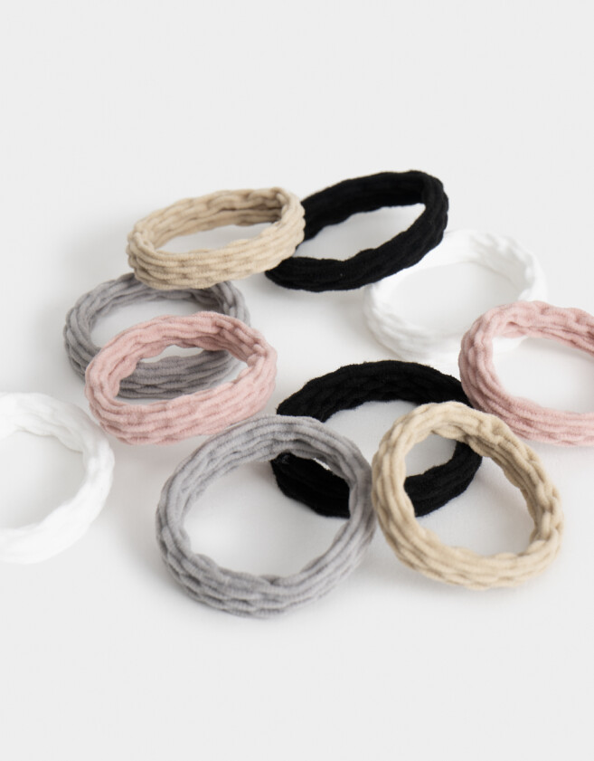 Gomitas Elásticas Sets Set por 10 Set De Gomitas Elásticas - Combinacion Tricolor