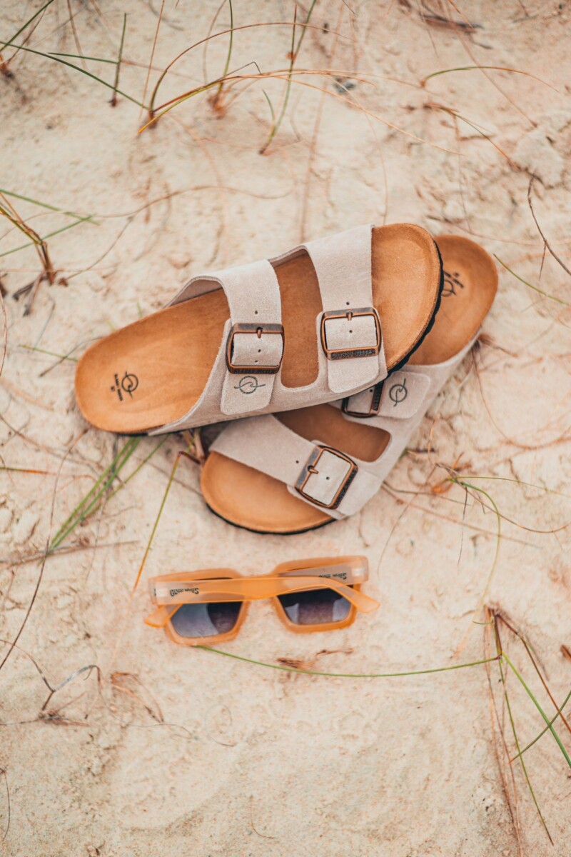 Sandalias Gamuza / Natural 