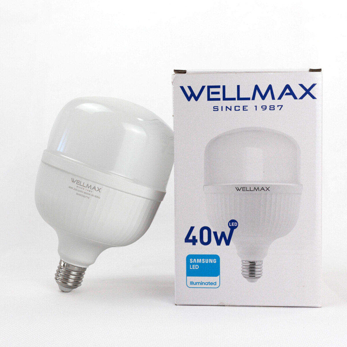 LAMPARA LED 40W (EQUIVALE 330W) E27 FRIA WELLMAX ++ - N/a 