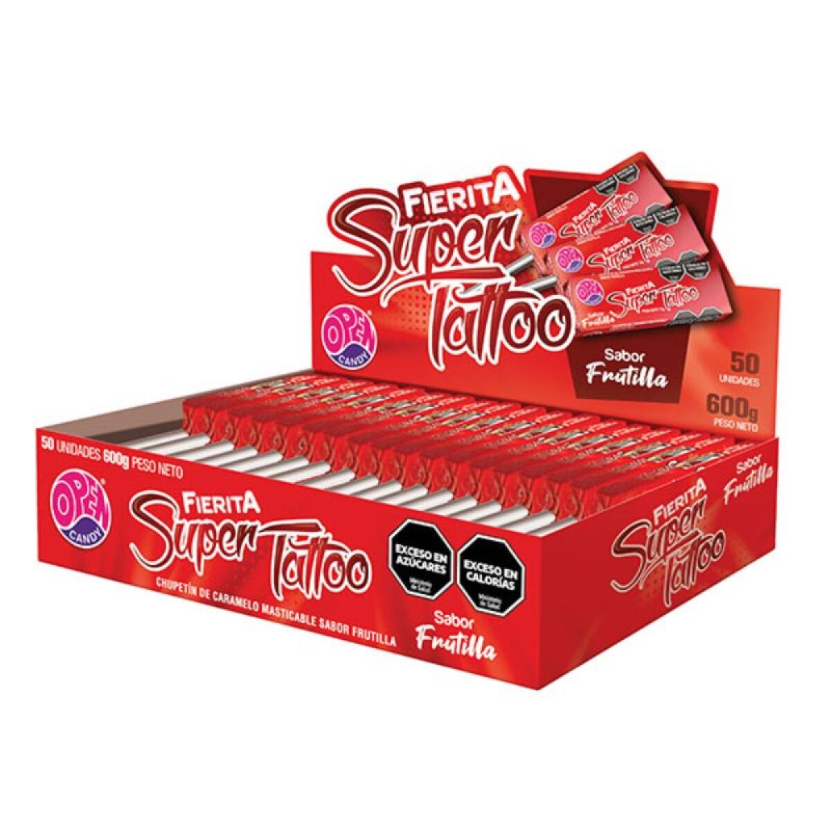 Paleta Super Tatto Frutilla 